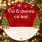 Ornament Crăciun Memorial Personalizat – În Amintirea Celui Drag