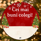 Ornament Crăciun Personalizat pentru Colegi – Cadou Corporate Amuzant