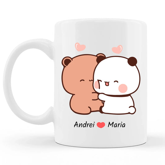 Cană personalizată aniversară – ursuleți adorabili