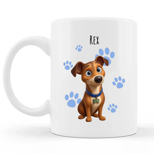 Cană personalizată cu personaje în stil desen animat