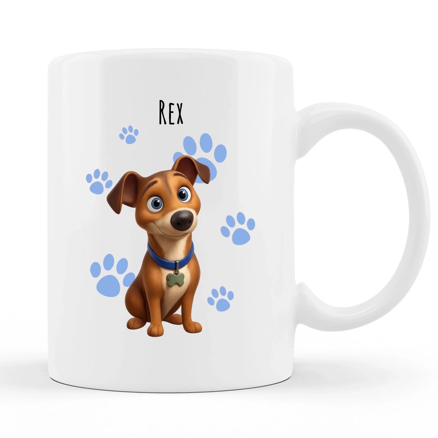 Cană personalizată cu personaje în stil desen animat