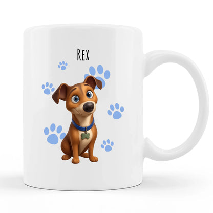 Cană personalizată cu personaje în stil desen animat